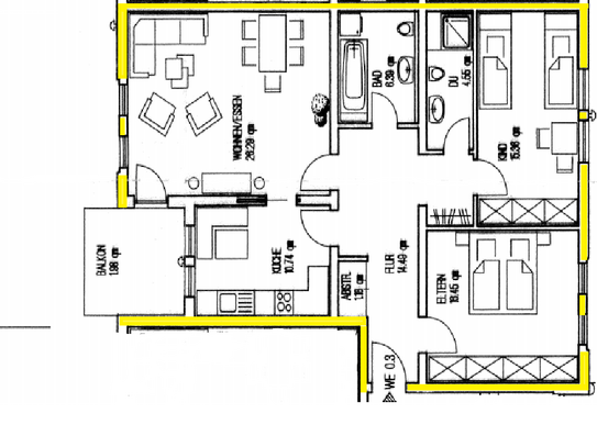 3 Zimmer Küche Bad Apartment wartet auf neuen Mieter