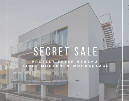 SECRET SALE! Baugrundstück - Projektierte Wohnanlage