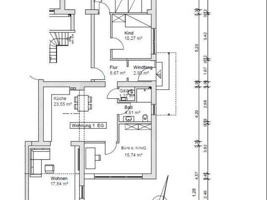 Erstbezug nach Kernsanierung! EG 4-Zimmer Wohnung in Riede zu vermieten