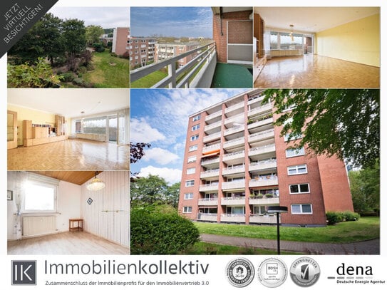 PROVISIONSFREI! Freie 3 Zimmer Wohnung inklusive Stellplatz, Keller, Parkett & Loggia! ERBBAURECHT!