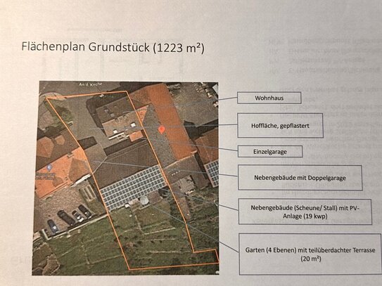 Attraktives Zweifamilienhaus mit Photovoltaikanlage, Garagen, Scheune und Terrassengarten!