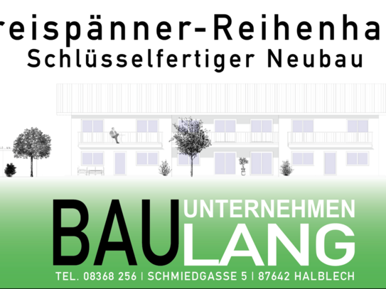 Neubau: Reihenendhaus zum Kauf