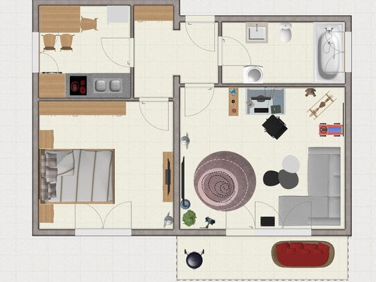 2-Zimmer-Wohnung zur Miete in Singen (Nordstadt)