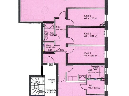 exklusive 5-Raum-Wohnung mit Aufzug / Tiefgarage / Dachterrasse / Balkon / Gäste-WC / Ankleidezimmer