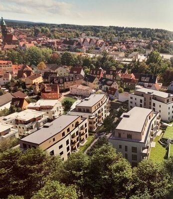 Neubau, wunderschöne 2-Zi.-Wohnung in Roth mit Terrasse, Garten, Tiefgarage...