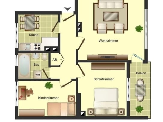 Ab jetzt zu besichtigen!! 3-Zimmer-Wohnung in Weddinghofen frei