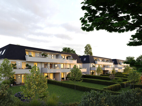 Die Mini - Penthouse - Wohnung mit ca. 20 m² Dachterrasse und freien Blick in den Schlosspark