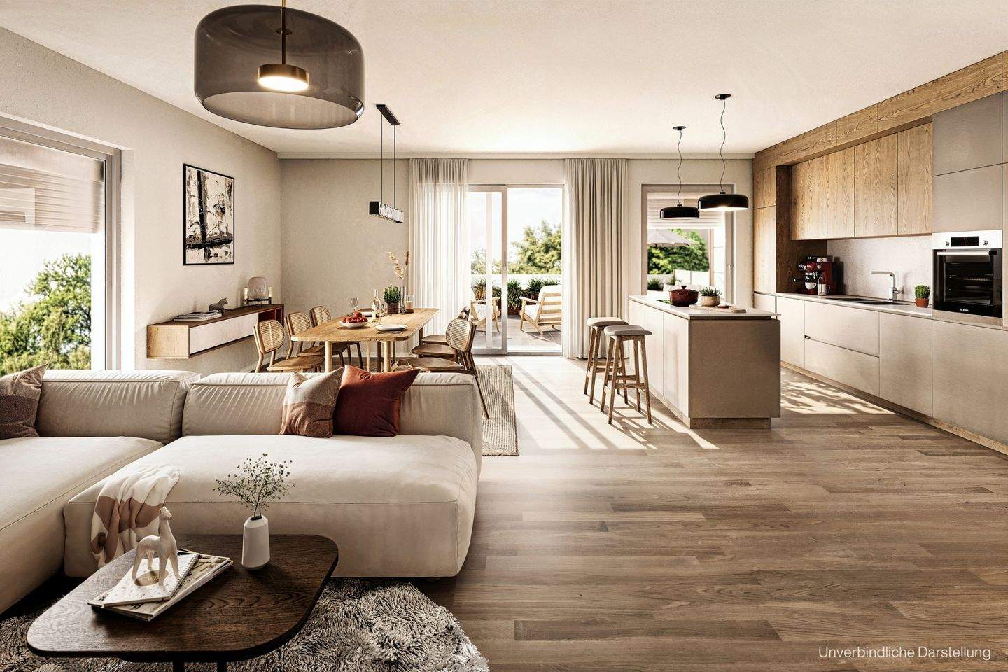 Hochwertig und elegant - 4-Zimmer-Wohnung mit 2 Badezimmern