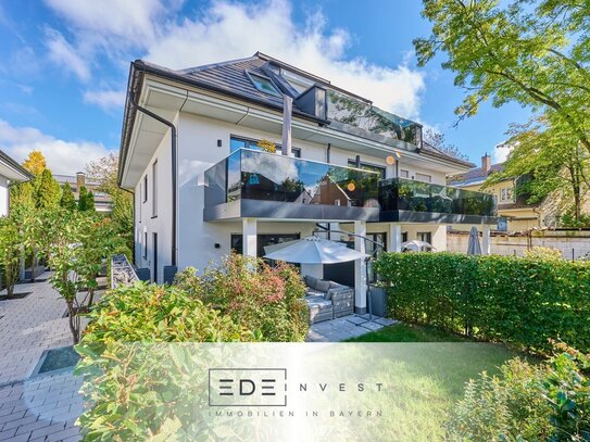 Elegante Designer-Wohnung mit hochwertiger Ausstattung und sonniger Südterrasse in Waldtrudering