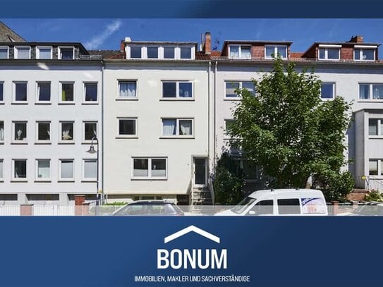 TOP gemütl. und schicke 3-Zi.Whg. mit Küche + Balkon im HP im neustädt. Flüsseviertel