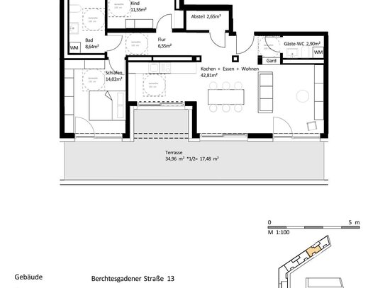 107 m² 3-Zi.-Whg. mit Balkon im Zentrum von Burghausen zum Kauf: EH40-QNG: 5% AfA + 5% Sonder-AfA & 150.000 € KfW-Kredit