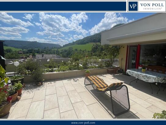 Haus im Haus - Konzept mit eigenem Eingang, wunderschöner Terrasse und herrlichem Ausblick