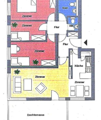 !Heidelberg - Grosse Terrassenwohnung nahe dem Heidelberger Schloss zu verkaufen! Frei nach Absprache!