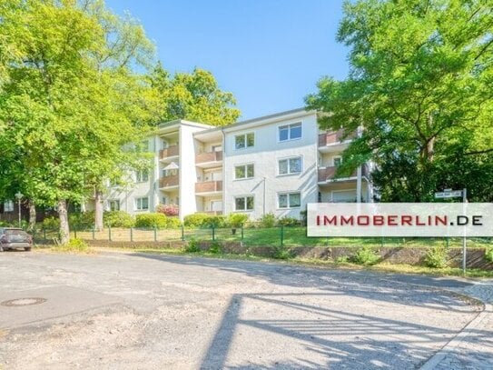 IMMOBERLIN.DE - Toplage & Wohlfühlambiente! Helle Wohnung mit Westloggia & 2 Pkw-Stellplätzen beim Botanischen Garten D…