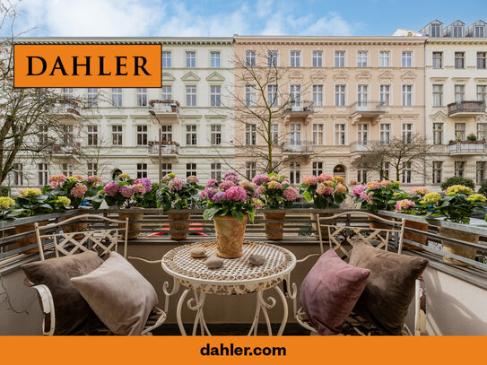 Elegantes Wohnen im Altbau: Luxuriöse Beletage mit ca. 72 m² am Schlosspark Sanssouci eigenem Garten