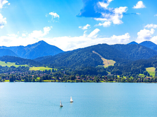 Panorama-Seeblick! Einmaliges Grundstück am Tegernsee