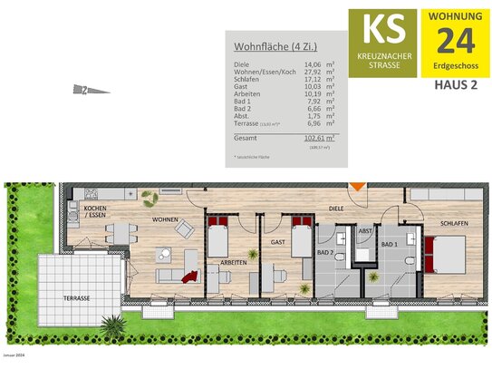 Leben und Wohnen im Neubau: moderne Ausstattung und durchdachte Grundrisse im beliebten Kölner Süden