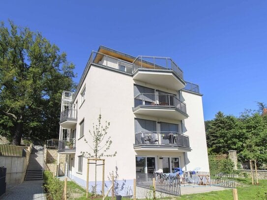 Herrlicher Blick über Dresden: Penthouse mit Rundum-Dachterrasse zum Erstbezug