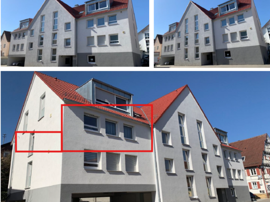 Exklusive sonnige 3,5-Raum-Neubau-Wohnung mit großem Südwestbalkon in zentraler Lage Holzgerlingen