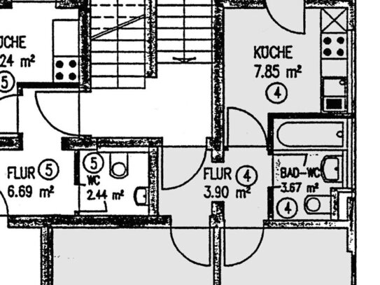 zentrumsnahe 3-Raum-Wohnung zu verkaufen