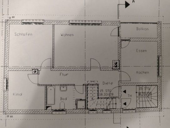 Ruhige, helle 3-Zimmer-Wohnung mit Balkon und Einbauküche in Eching zu vermieten - keine Maklerprovision