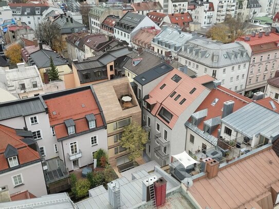 Außergewöhliches Stadthaus mit skulpturalem Charakter