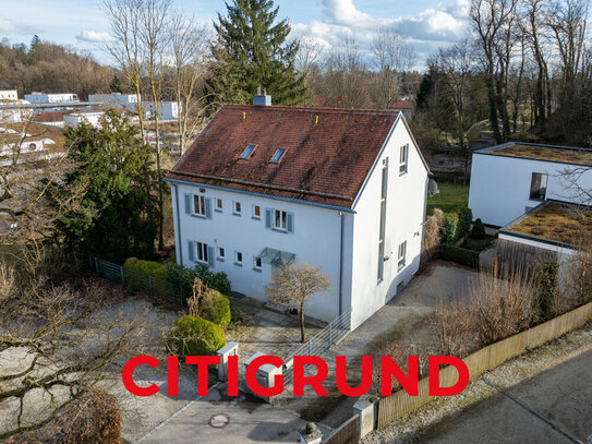 Dachau/Nahe idyllischer Grünanlagen - Umfassend saniertes 3-Parteien-Haus mit sonnigem Garten