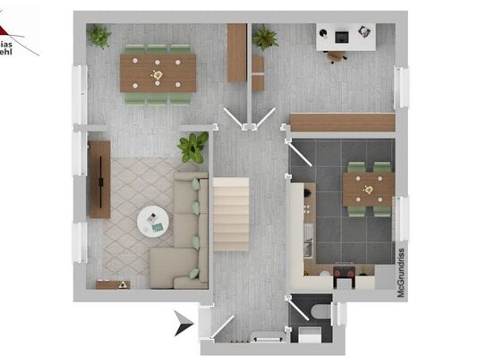 Großes Doppelhaus mit 4 Schlafzimmer - Garten und Garage in Süd-West-Lage