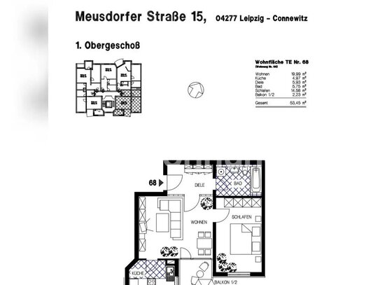 [TAUSCHWOHNUNG] 2 RW mit Balkon in Connewitz