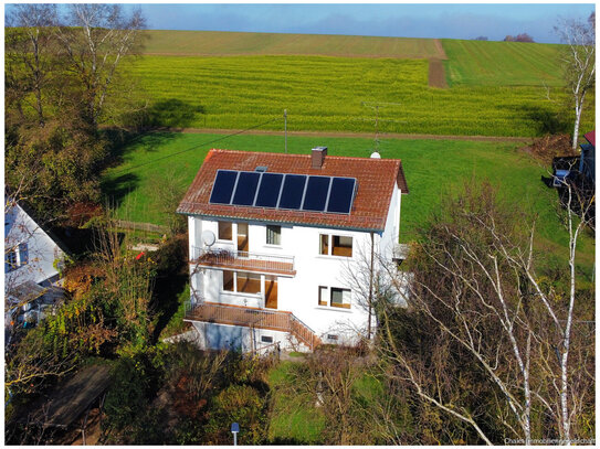 MIT WEITBLICK INS GRÜNE! Gepflegtes Einfamilienhaus in idyllischer Lage bei Hebertshausen