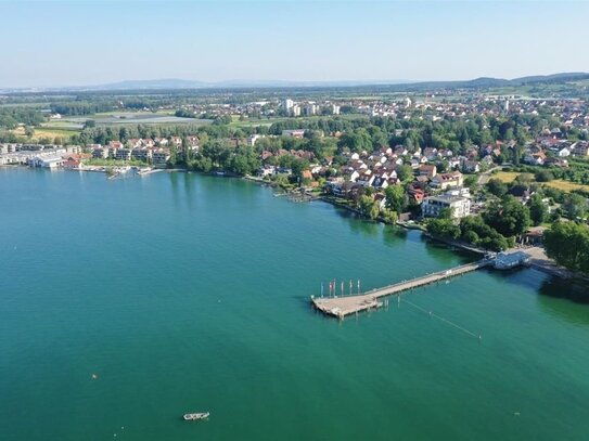 Wohnen mit toller See- und Bergsicht im obersten Stock!