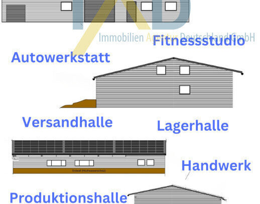 Neu sanierte Halle - für viele Möglichkeiten!!!