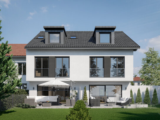 NEUBAU VON ZWEI MODERNEN UND ENERGIEEFFIZIENTEN REIHENHÄUSERN IN RUHIGER BESTLAGE VON HAAR