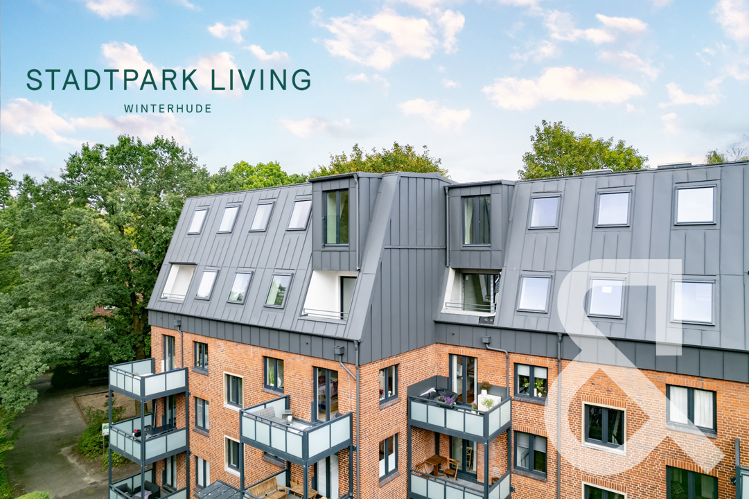 Courtagefreie Dachgeschoss-Maisonettewohnung in Winterhude