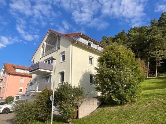 Traumhafte DG-Wohnung mit Loggia * Panoramablick * Einbauküche * Südhanglage * Waldrand * sofort bezugsfähig