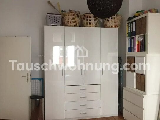 [TAUSCHWOHNUNG] 2-Zimmer-Altbau mit Balkon gegen 3-4 Zimmer m. Balkon/Garten