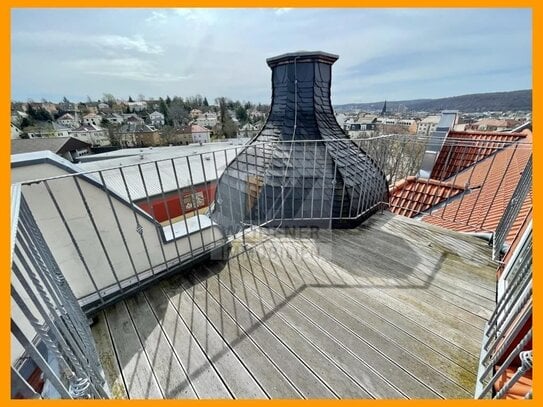 Dachterrasse! Große 3 Raum DG-Maisonette-Wohnung mit 2 Bädern! *Einbauküche möglich!