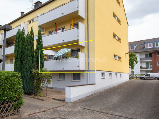 Helle 2-Zimmer-Wohnung (Hochparterre) mit Balkon