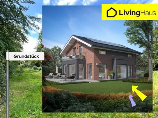 Individuelles Fertighaus mit bezahlbarem Grundstück - Jetzt bei Living Haus!