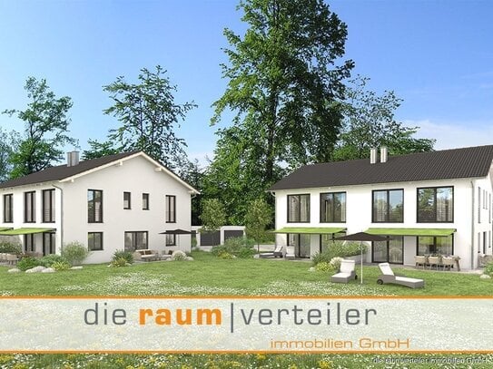 Neubau DHH in Bruckmühl, 4 Zimmer + 1, Südgarten, 274 qm Grd., Baubeginn Jan. 2025, Bezug Dez. 2025