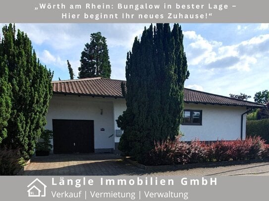 "Wörth am Rhein: Bungalow in bester Lage - Hier beginnt Ihr neues Zuhause!"