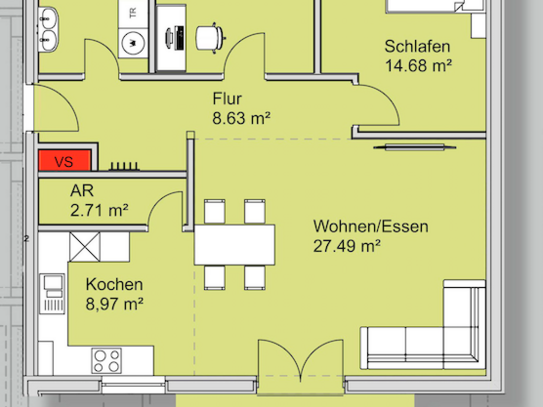 Individualwohnung 2. OG - 3 ZW - Wunschgrundriss NOCH möglich