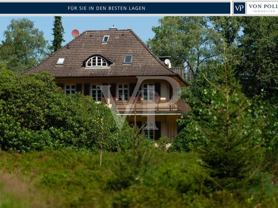 Modernisierte Jugendstilvilla auf Waldlichtung