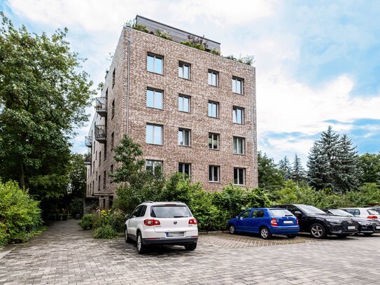 Neubauwohnung mit Terrasse und Blick ins Grüne