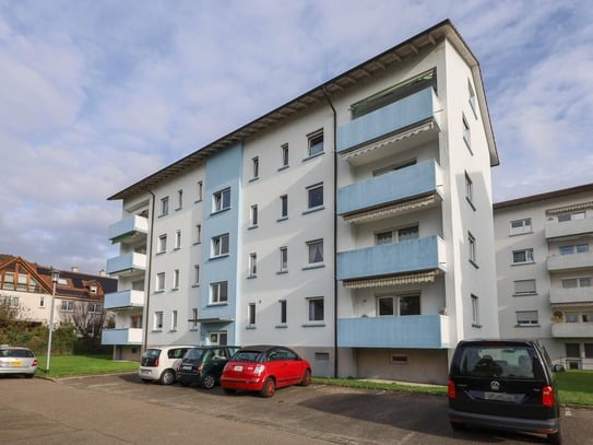 Helle 3-Zimmer-Wohnung mit Balkon und Garage in guter Lage von Wyhlen