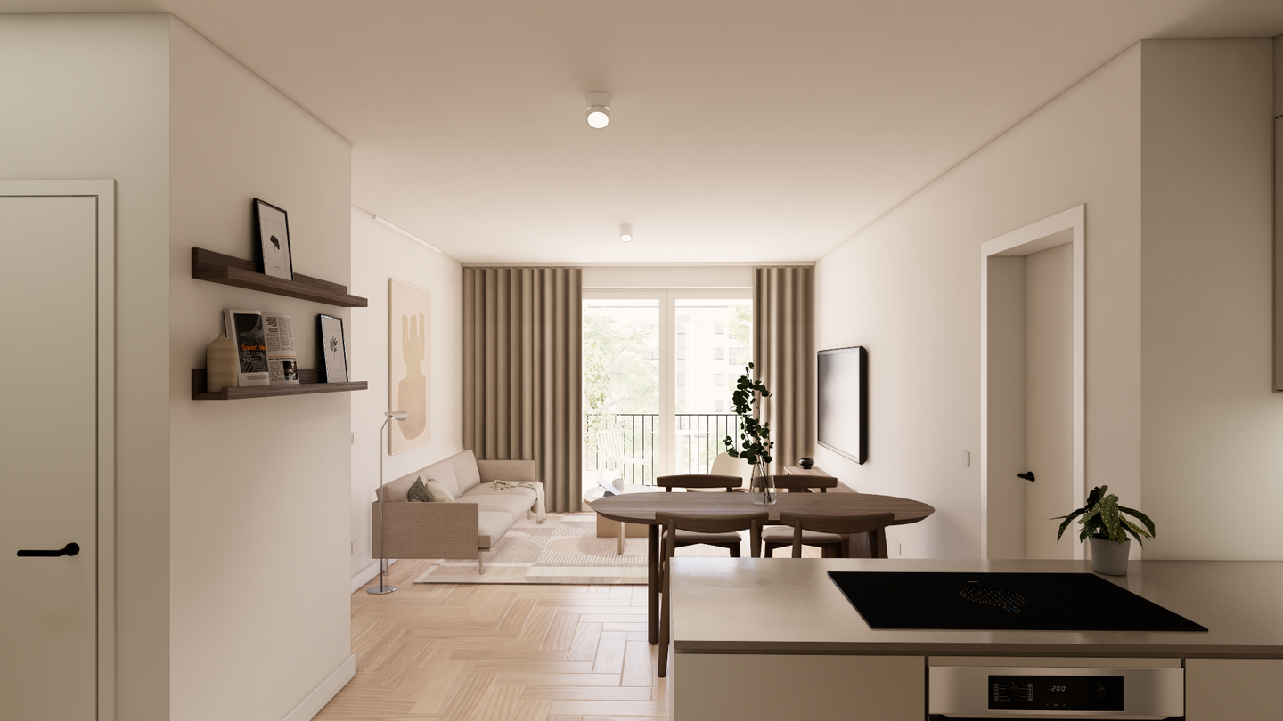 3-Zimmer Premium mit exklusiven Gemeinschaftsflächen: Padelplatz, Fitness, Dachterrasse & mehr - Photo 1