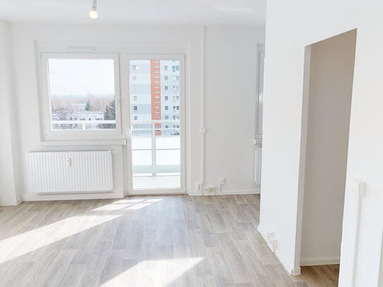 Barrierearme 1-Raum-Wohnung mit Balkon und Einbauküche