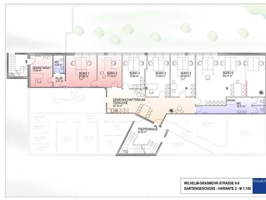 Abgeschlossene Bürofläche in moderner Bürogemeinschaft in Aachen-Brand