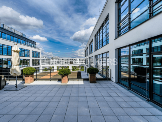 Meetings auf begrünten Dachterrassen mit Alpenblick