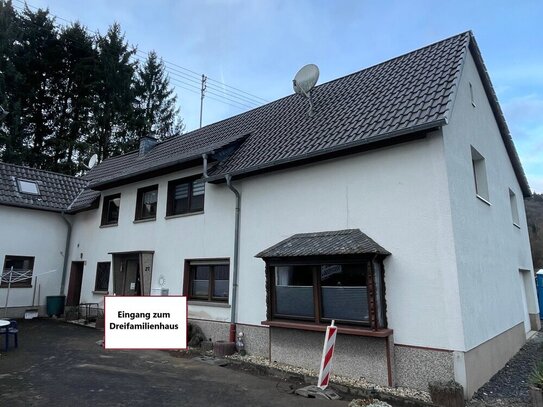 4 Wohneinheiten mit 395 m² Wfl. in ruhiger Lage von Antweiler (10 km bis Adenau/Eifel)